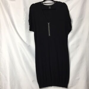 Calvin Klein Women’s Black Short-Sleeve Sweater Dress Size S Like-NEW